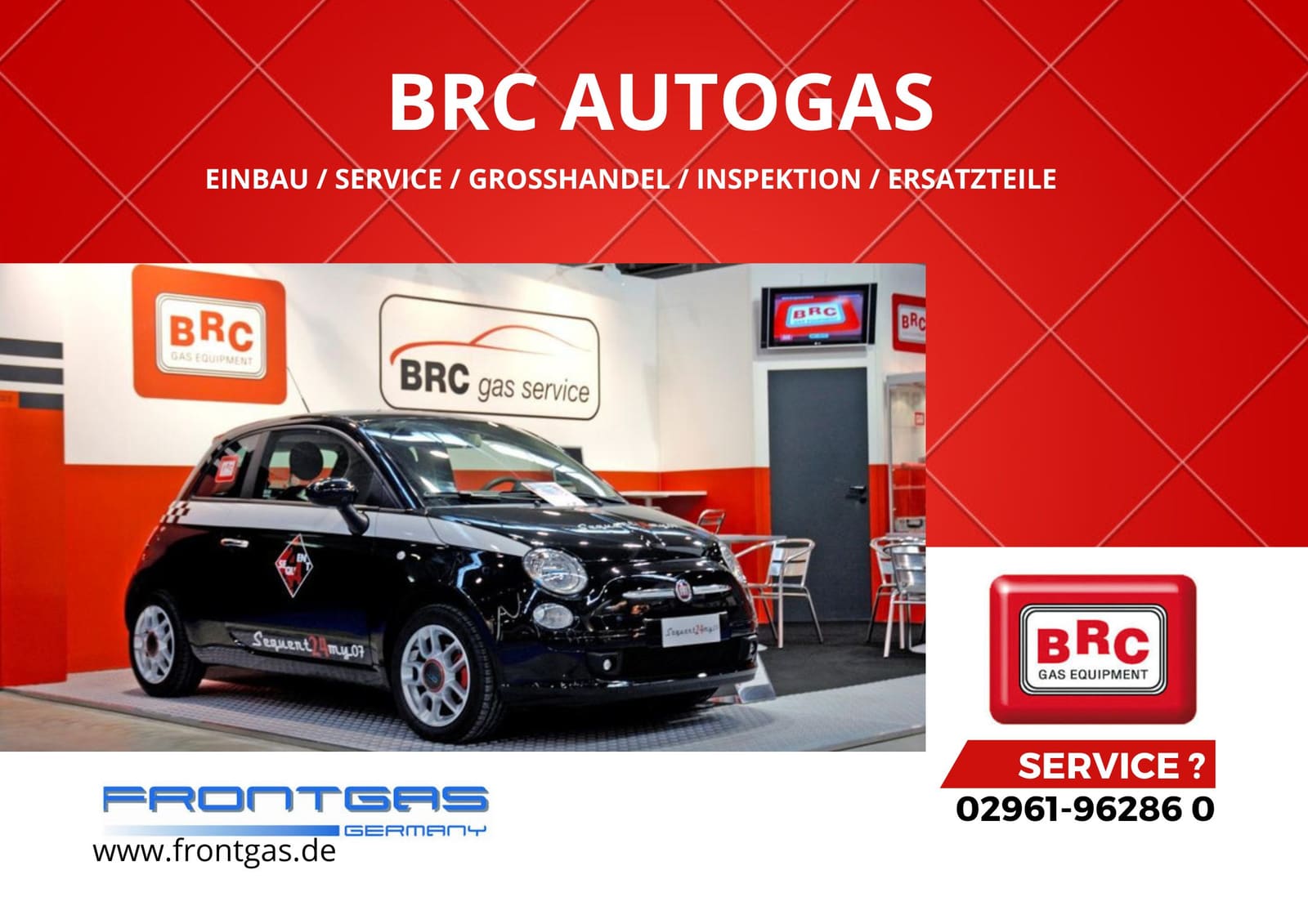 BRC Autogas LPG Service / Großhandel / R115 / Service / Inspektionen / Instandsetzung /Fehlersuche /Einbau