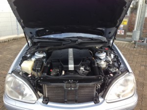Autogas-Umruestung-LPG-Frontgas-Mercedes-S320-W220-System