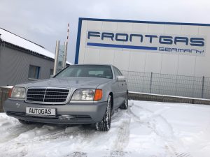 Frontgas-Autogas-LPG-Einbau-Umbau-Frontgas-LandiRenzo-Mercedes-S320-Oltimer-S140-H-Kennzeichen-1
