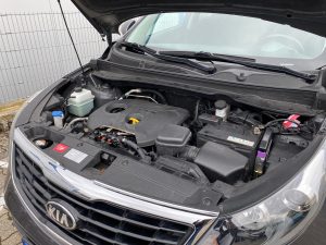 Frontgas-Autogas-Umruestung-LPG-Einbau-Landirenzo-Direkt-3000-Kia-Sportage--2,0-122Kw-Motor