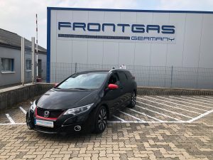 Frontgas-Autogas-Umruestung-LPG-Einbau-Prins-VSI2-Honda-Civic-1,8L-104Kw-Vorne